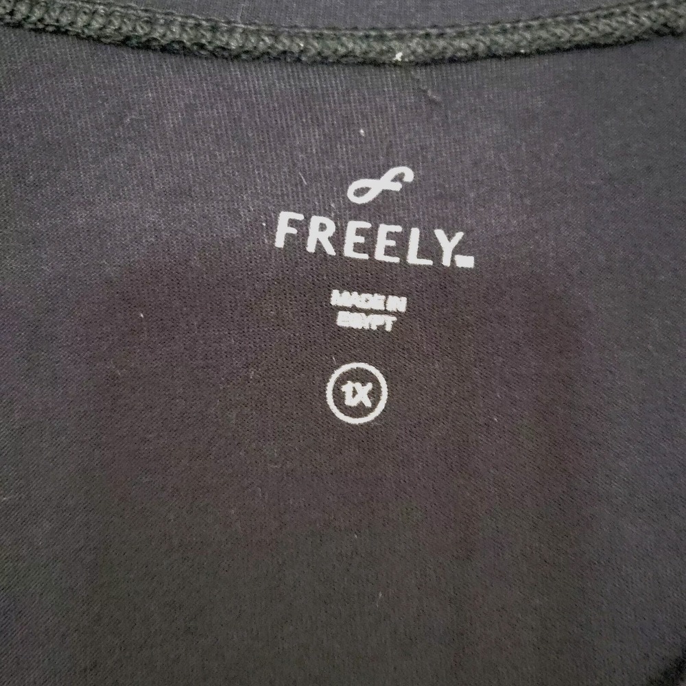 Free Fly Top Women's Long Sleeve Ruched Drawstring Athleisure Workout Gym Sz 1X - Picture 8 of 8